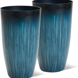 Blue Gradient Planter Set