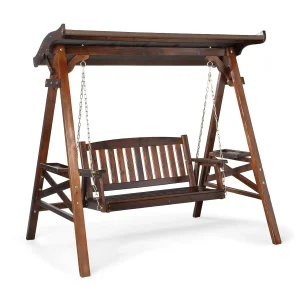 Outdoor Swing with Canopy