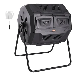 Dual Chamber Compost Tumbler