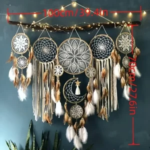 Boho Moon Dream Catcher Set