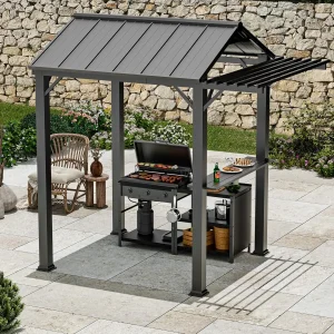 Steel Roof Grill Gazebo
