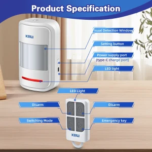 Wireless Motion Sensor Alarm