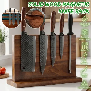 Acacia Magnetic Knife Holder