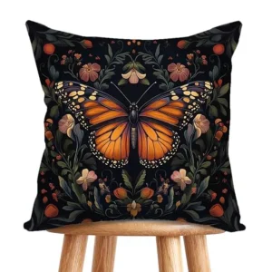 Vintage Floral Pillow Cover