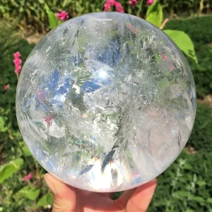 Clear Quartz Crystal Sphere