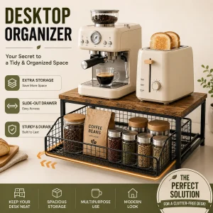 Sliding Countertop Storage Organizer