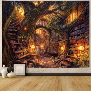 Forest Library Tapestry